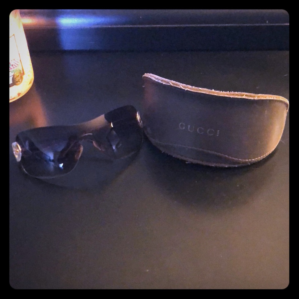 Brown Gucci Sunglasses